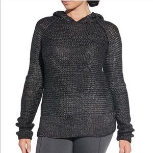 Women's Black Hooded Sweater